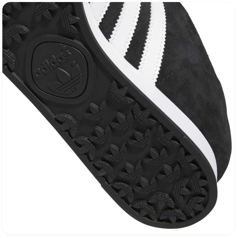 Adidas Samoa Low-Top Sneakers - Black & White