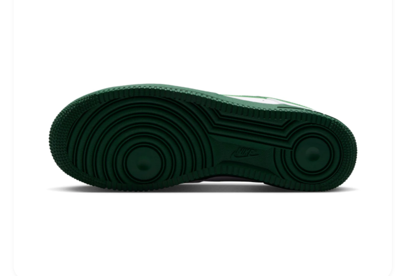 Nike Air Force 1 Low Sneakers – White & Dark Green