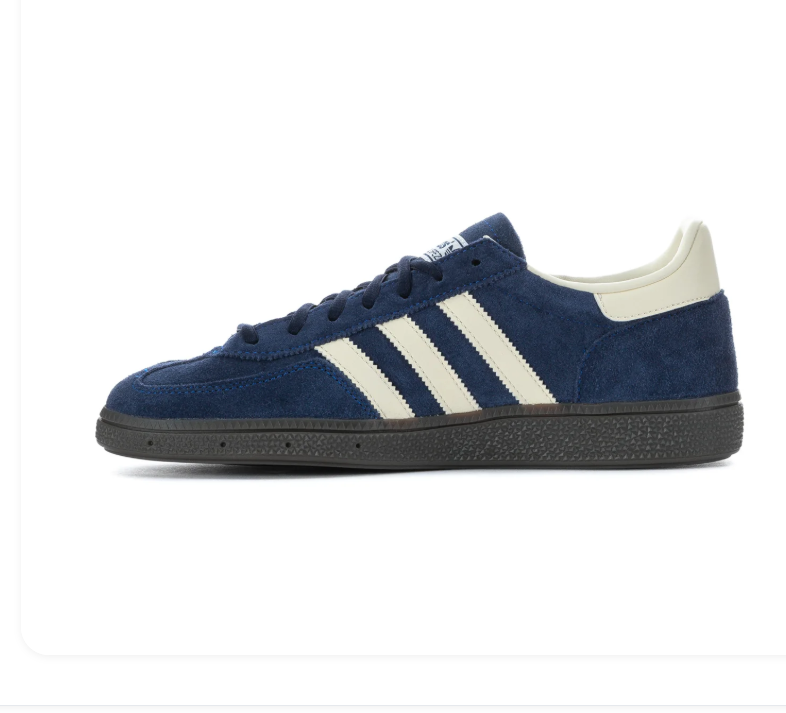 Adidas Handball Spezial Sneakers - Navy & Cream with Dark Gray Sole
