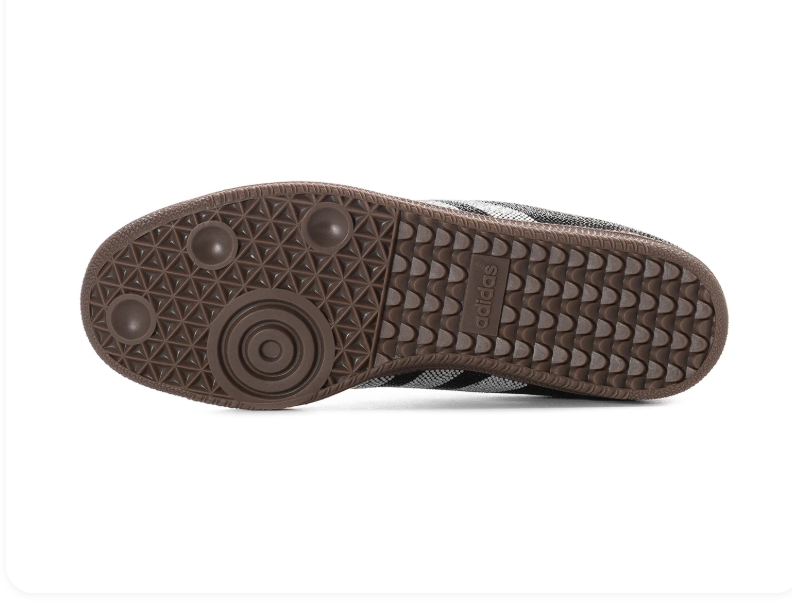 Adidas Rhinestone Low-Top Sneakers - Black & Silver with Gum Sole