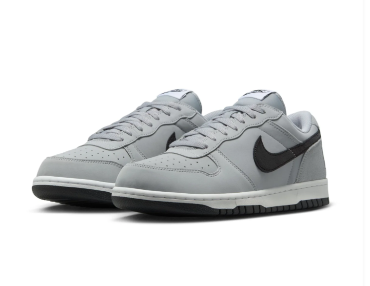 Nike Low-Top Sneakers – Light Grey & Black