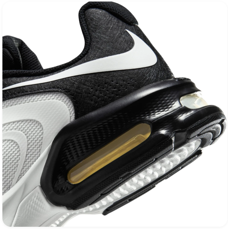 Nike Air Max Sneakers – White, Black & Grey