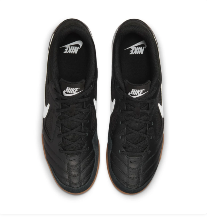 Nike Low-Top Sneakers – Black & White with Gum-Colored Sole