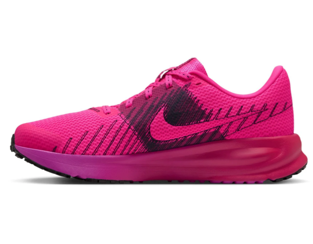 Nike Sneakers – Hot Pink & Black with Purple Outsole Details