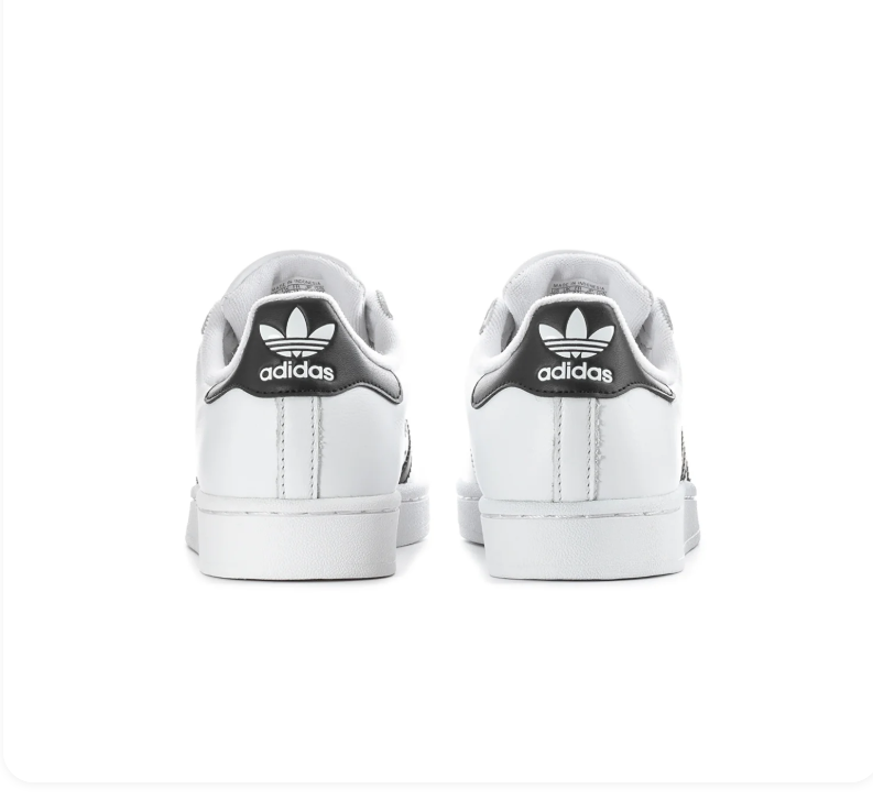 Adidas Superstar Sneakers – White & Black with Shell Toe