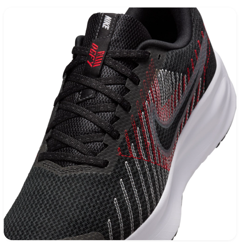 Nike Sneakers – Black & Red with White Sole