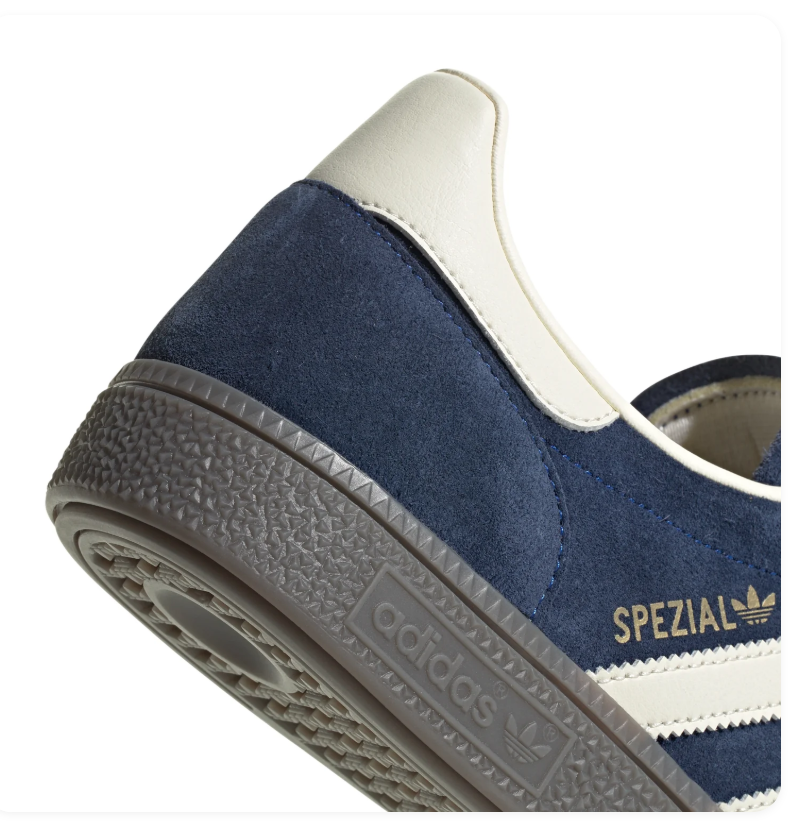 Adidas Handball Spezial Sneakers - Navy & Cream with Dark Gray Sole