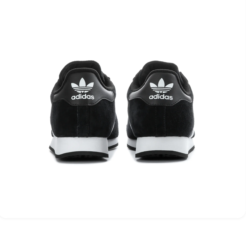 Adidas Samoa Low-Top Sneakers - Black & White