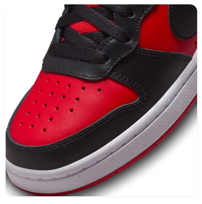 Nike High-Top Sneakers – Red & Black with Ankle Strap