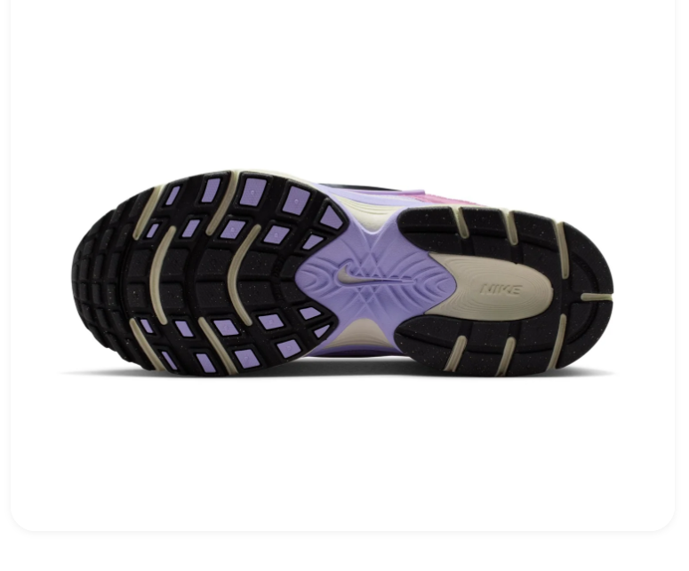Nike Sneakers – Lavender & Metallic Pink with Black Accents